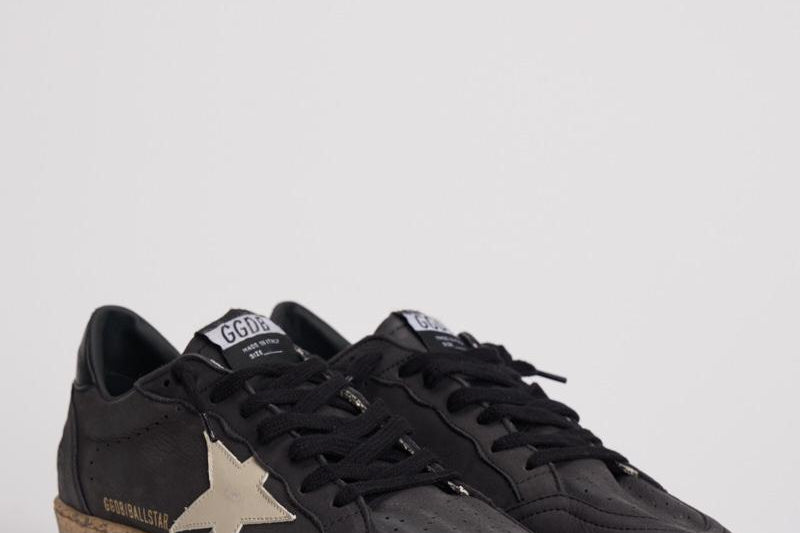Sneakers uomo Ballstar vintage nero GMF00117 F00621560538 GOLDEN GOOSE 