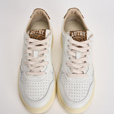 Sneakers Medalist Low donna bianche e animalier AULW HJ02 AUTRY 