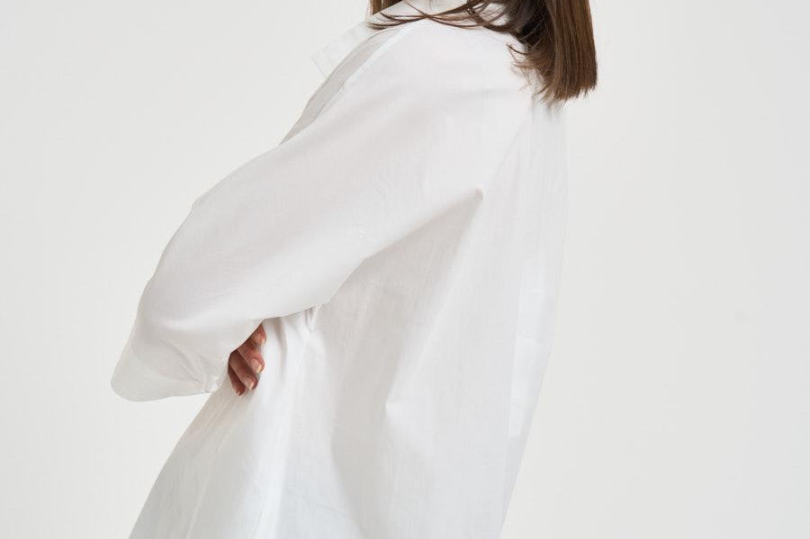 Camicia donna manica a tre quarti bianca L6SK15 A01 LIVIANA CONTI 