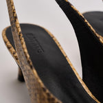 Slingback donna in pelle pitonata 1159843091 JOJOBA3091 ROTATE 