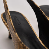 Slingback donna in pelle pitonata 1159843091 JOJOBA3091 ROTATE 