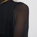 Abito donna lungo nero Amara RO0668FA C1J07E01BK MARANT ETOILE 