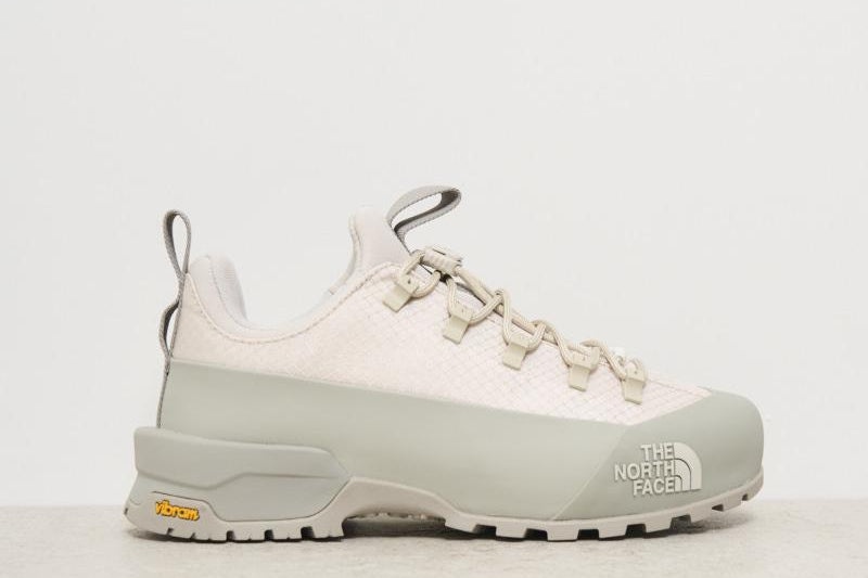 Sneakers uomo Glenclyffe bianco e grigio NF0A817B 6S41 THE NORTH FACE 