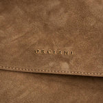 Borsa donna Venus Midi in suede tortora B02212 BISCOTTO ORCIANI 