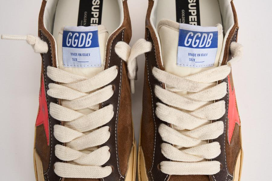 Sneakers uomo Super-star marrone GMF01026 F00810855737 GOLDEN GOOSE 