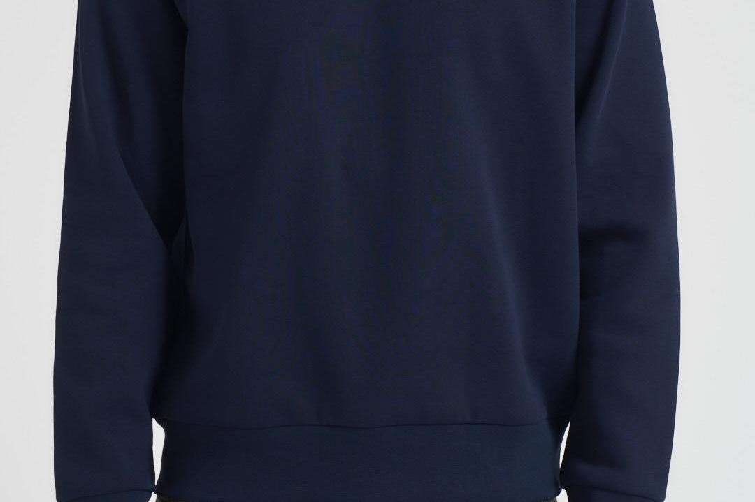 Felpa uomo girocollo in pile blu SH9608 166 LACOSTE 