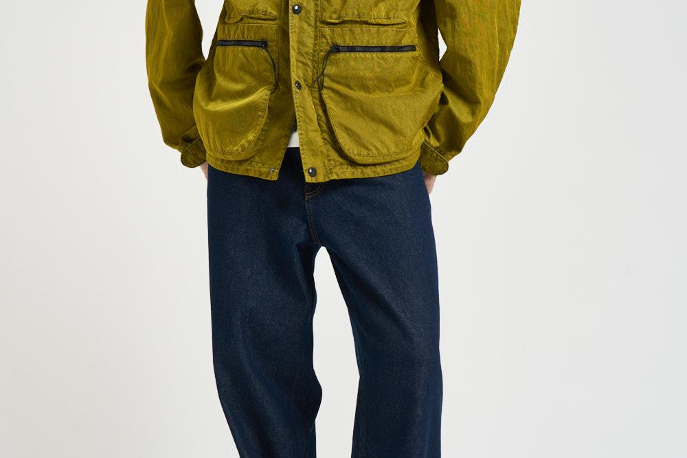 Giubbotto uomo con cappuccio verde OW072A 246 C.P. COMPANY 