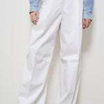 Pantaloni donna bianco Axel AXEL T0194T0001 THE LATEST 