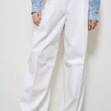 Pantaloni donna bianco Axel AXEL T0194T0001 THE LATEST 