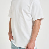 T-shirt uomo bianca con stampa nera 100T 100 ARTE ANTWERP 