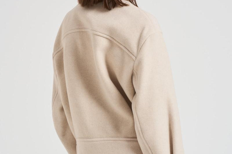 Cappotto donna Hanis corto panna MA0267FB B1D03I23EC ISABEL MARANT 