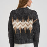 Maglione donna in tricot jaquard S99408F03 9249673C PESERICO 