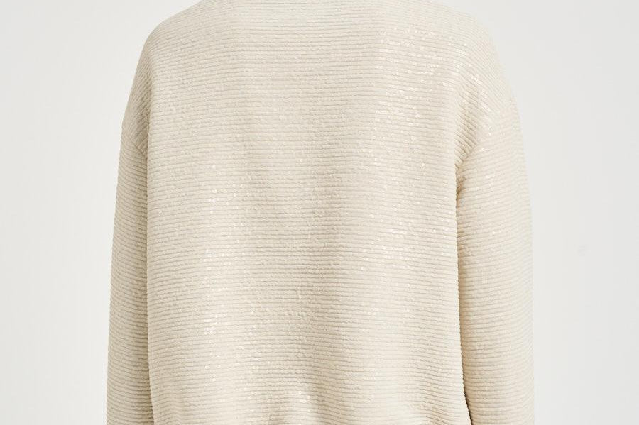Giacca donna micropaillettes avorio GI000385D 12862S1200 HERNO 