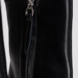 Stivali punta tonda in pelle KLND65ST BLACK AEYDE 