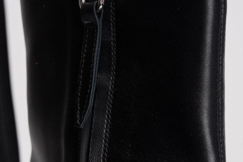 Stivali punta tonda in pelle KLND65ST BLACK AEYDE 