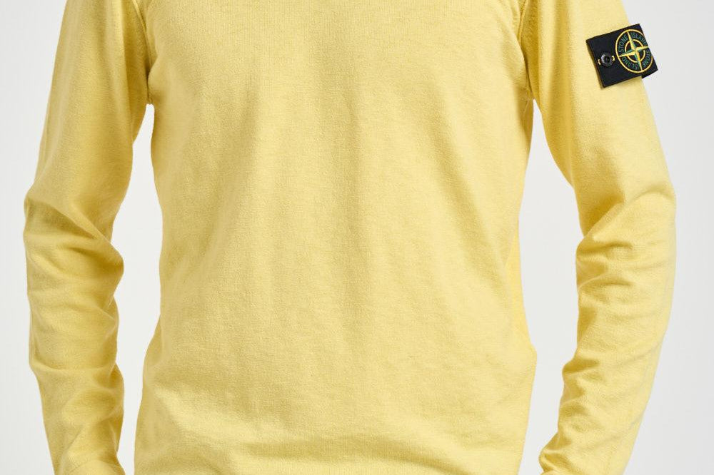 Maglia uomo girocollo gialla 5100052 S00B0V0031 STONE ISLAND 