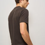 T-shirt uomo girocollo marrone K102821 21 KANGRA 
