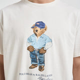 T-shirt uomo bear bianca 710B14615 001 RALPH LAUREN 