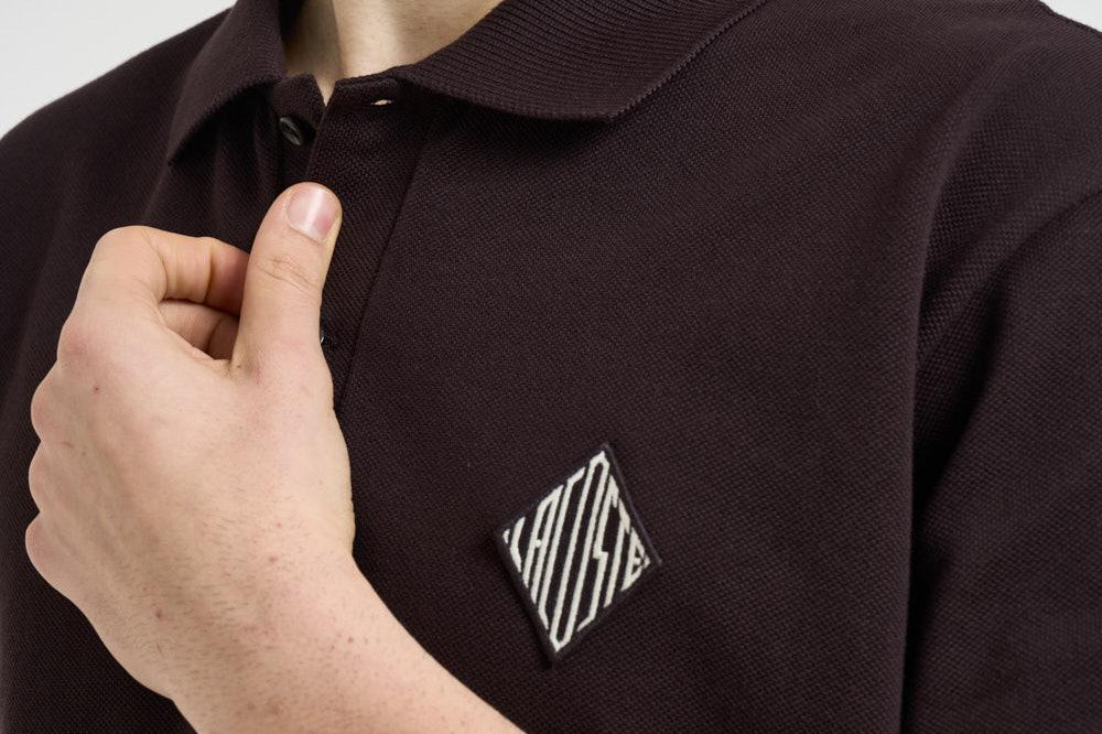 Polo uomo a manica corta marrone PH0034 3LA LACOSTE 