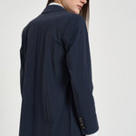 Giacca donna monopetto blu 26551 60BLUEBLACK RRD 