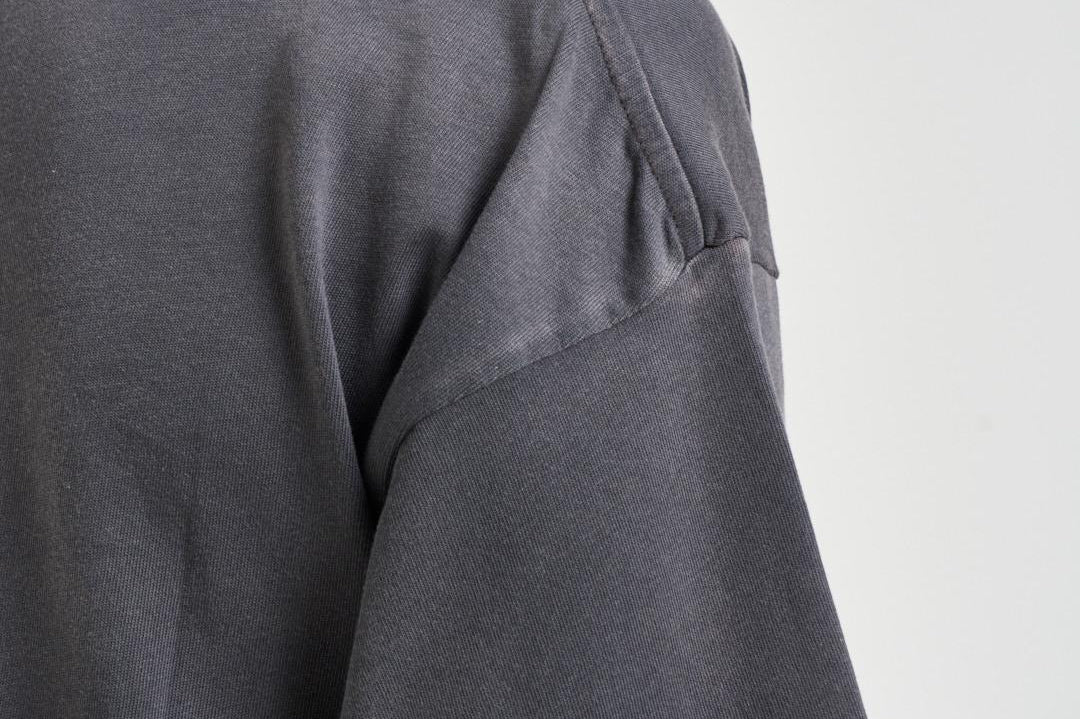 T-shirt uomo in cotone antracite 100823 46SUNFADEGREY REPRESENT 