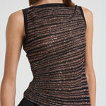 Modello senza maniche con scollo rotondo K0H BK01CLS80E3 MISSONI 