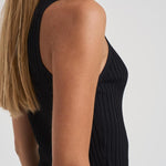 Top a coste scollo a V donna KENZIE BLACK IRO 