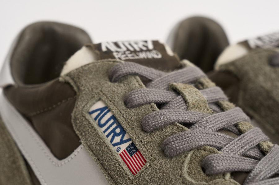 Sneakers uomo reelwind low verde militare WWLM UT52 AUTRY 