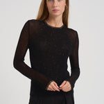 Top a coste in lurex KERRIA FULLBLACK IRO 