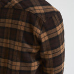 Camicia uomo a quadretti marrone M24300096 TURKISHCOFFEE SAMSØE SAMSØE 