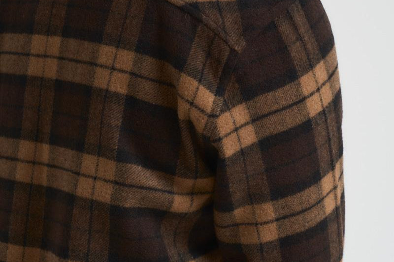 Camicia uomo a quadretti marrone M24300096 TURKISHCOFFEE SAMSØE SAMSØE 