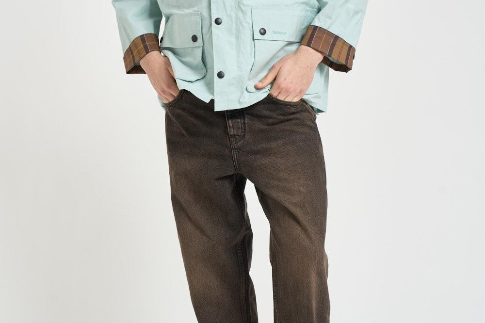 Giubbotto uomo corto acquamarina MCA1102 BL11 BARBOUR 