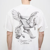 T-shirt uomo girocollo bianca MLM41066 72 REPRESENT 