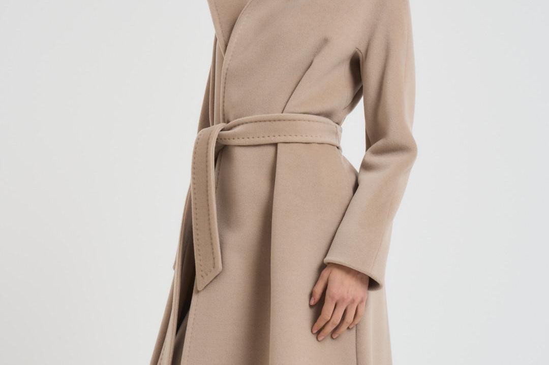 Cappotto donna lungo Tenzone beige TENZONE 020 MAX MARA STUDIO 