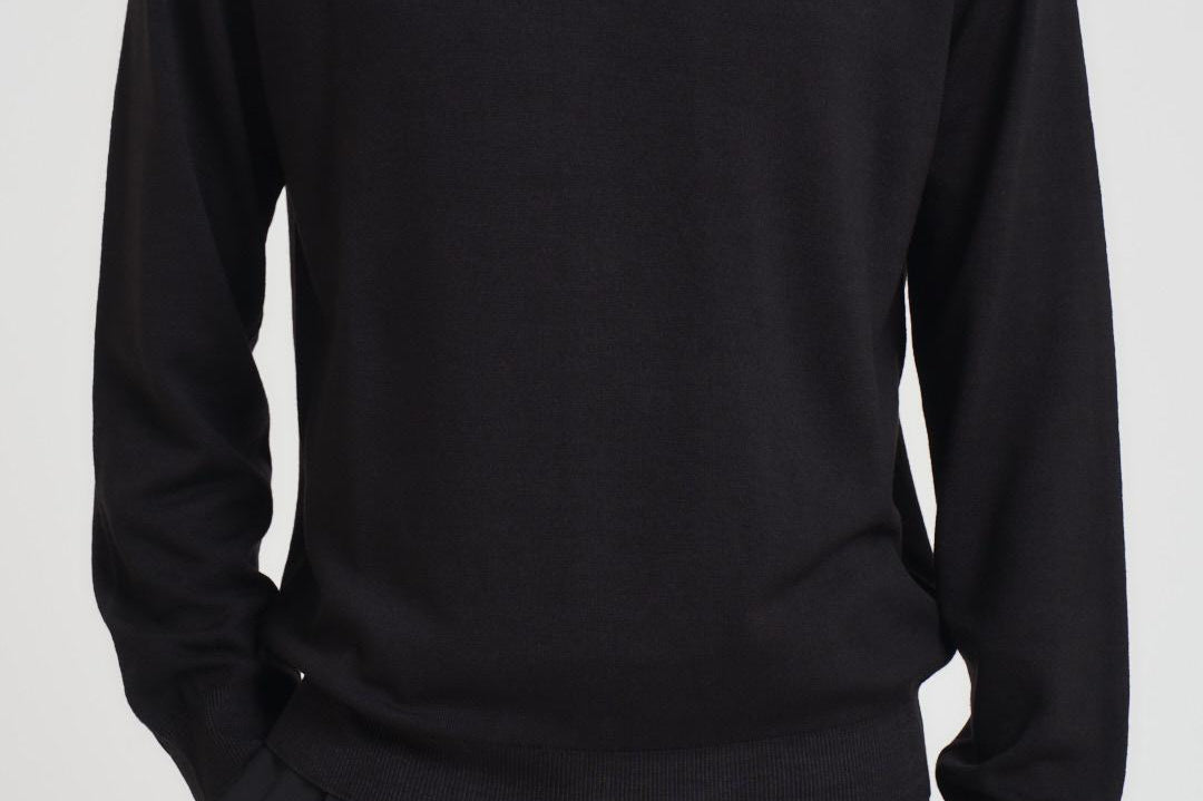 Maglia uomo collo alto antracite DV1ML WM12RV990 FILIPPO DE LAURENTIS 