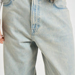 Jeans uomo wide leg in denim chiaro M26100008 PALECLOUD SAMSØE SAMSØE 