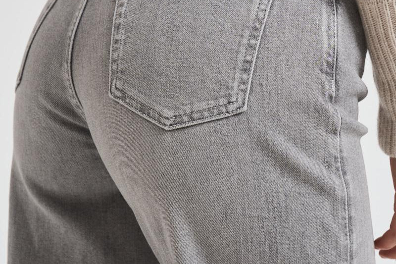 Jeans donna a palazzo in denim grigio 7UG20C66 U71BG 7 for all Mankind 