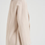 Cappotto donna midi doppiopetto panna TOKIO 023 MAX MARA STUDIO 