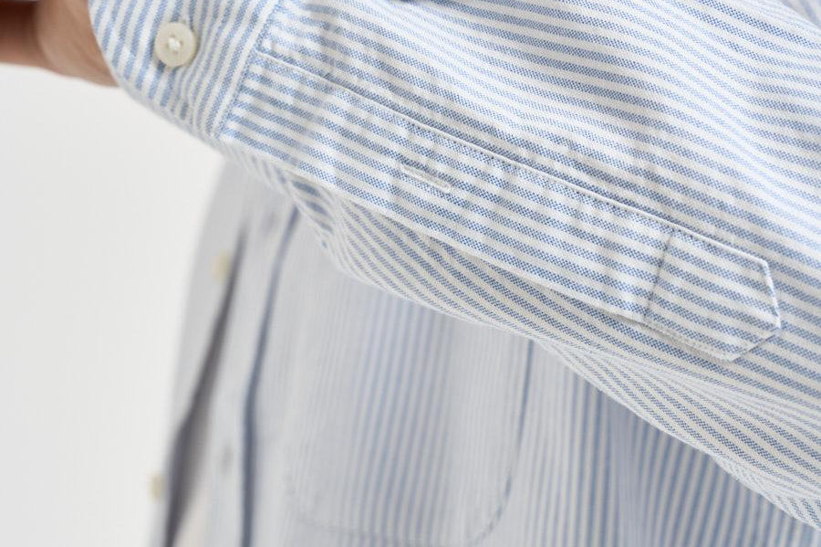 Camicia uomo in cotone a righe celeste e bianche 751271W A13 SEBAGO 