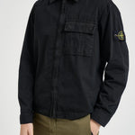 Camicia uomo 'old' effect nera 1200008 S00WNV0129 STONE ISLAND 