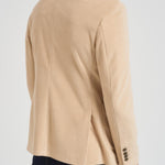 Giacca uomo doppiopetto in velluto panna CN4963 G1058 CIRCOLO 1901 