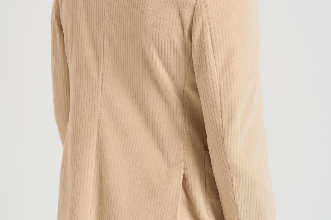 Giacca uomo doppiopetto in velluto panna CN4963 G1058 CIRCOLO 1901 