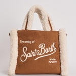 Borsa donna Vanity mini Shearling cammello VANITYMNSHEAR 1910 MC2 SAINT BARTH 
