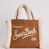 Borsa donna Vanity mini Shearling cammello VANITYMNSHEAR 1910 MC2 SAINT BARTH 