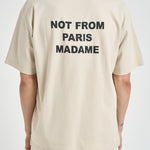 T-shirt uomo girocollo beige TS203 CO002MT DROLE DE MONSIEUR 