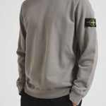 Felpa uomo girocollo grigio chiaro 6100028 S0A20V006B STONE ISLAND 