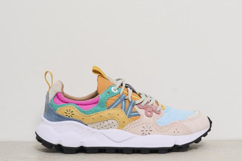 Sneakers donna Yamano 3 celeste 1I25 ROSELIGHTVIOLET FLOWER MOUNTAIN 