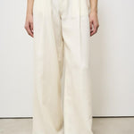 Pantalone donna a palazzo panna 8112 542501 L.B.M. 