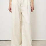 Pantalone donna a palazzo panna 8112 542501 L.B.M. 