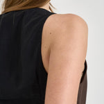 Gilet donna con bottoni marrone CALA BRO0226S IRO 